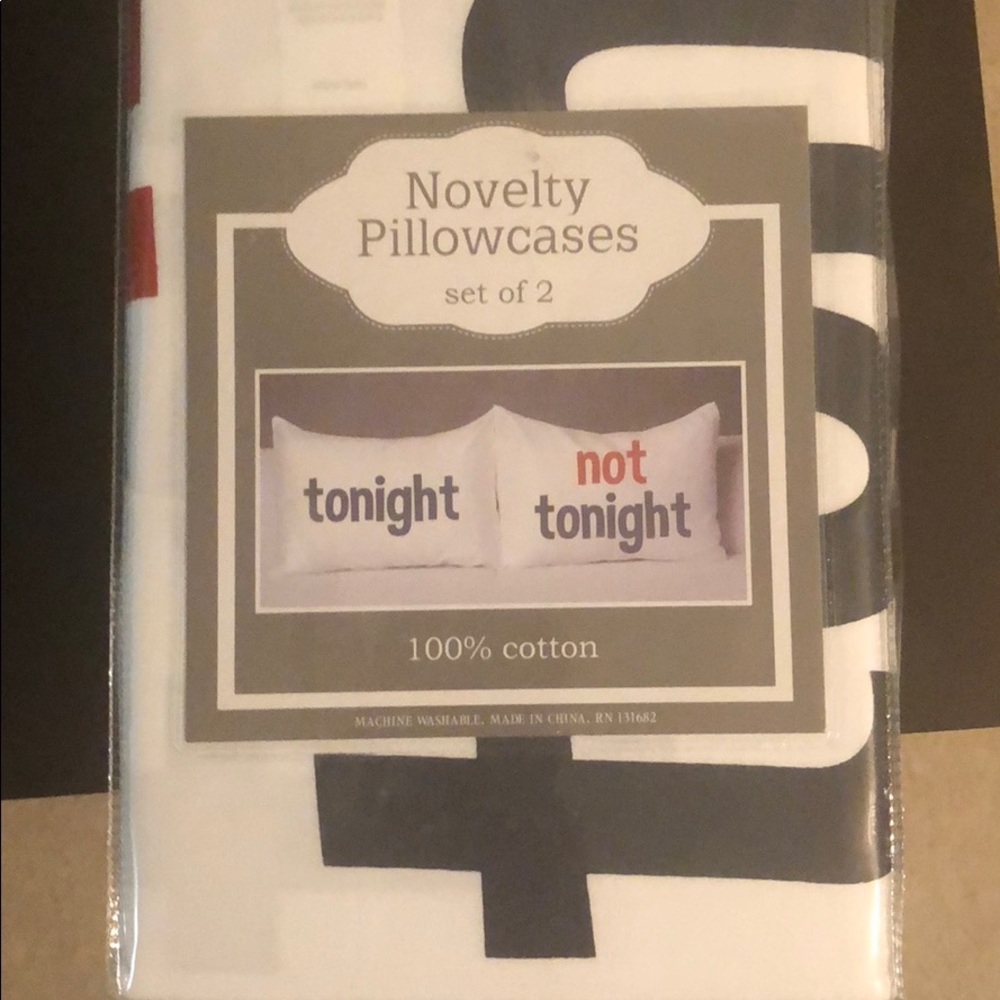 Novelty Pillowcases (set of 2)